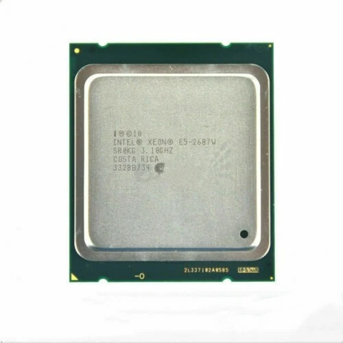 Intel Xeon E5-2687W CPU 8-Core 16-T 3.1GHz 20M (SR0KG) 150W LGA2011 Processor - Image 1 of 4