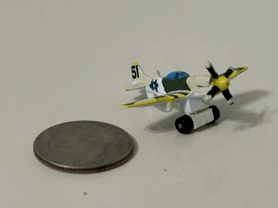 Micro Machines Military P-51 Mustang Fighter Aircraft WWII Galoob LGTI - Image 1 of 4