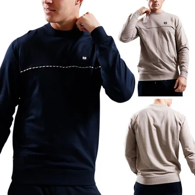 Weekend Offender CORDOBA Mens Sweatshirt Pullover Crew Neck Casual Cotton Jumper - Image 1 of 4
