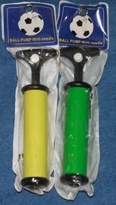 ( 2 ) Hand Air Pump with Needle Football Basketball Ball Sports Soccer New ! - Picture 1 of 5