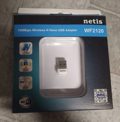 OPEN BOX NETIS WF2120 150Mbps Wireless N Nano USB Adapter  - Image 1 of 4