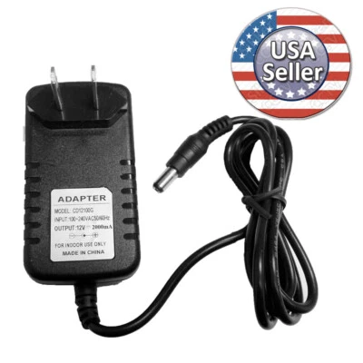 Sikker DC 12v 2A 2000mA Power Supply Adapter box unit for CCTV Security cameras