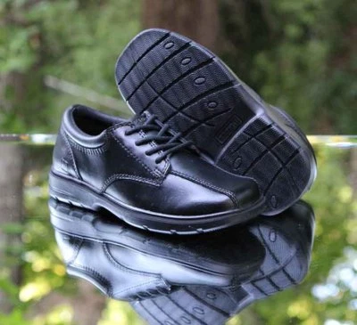 Sperry Nathaniel Oxford Black Leather Boy's Shoes CB36048 - Image 1 of 4