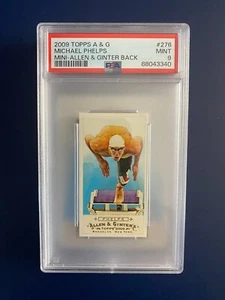 2009 TOPPS Michael Phelps #276 Mini Allen & Ginter Back PSA 9 - Picture 1 of 1