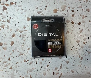 Digital Quantaray Professional Filter Series 72mm Circular Polarizer Lens Camera - Picture 1 of 2