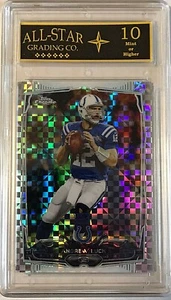 2014 Topps Chrome #47 ANDREW LUCK Xfractor  COLTS ASG Graded 10 - Picture 1 of 2