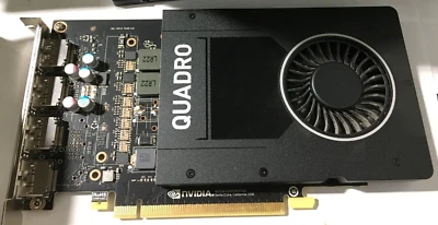 Dell 87CG5 Nvidia Quadro P2000 5GB GDDR5 4x DP PCIe Video Graphics Card - Image 1 of 4