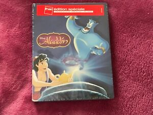 Disney Aaladdin Blu-Ray Steelbook Region Free Spot Gloss FNAC France Exclusive
