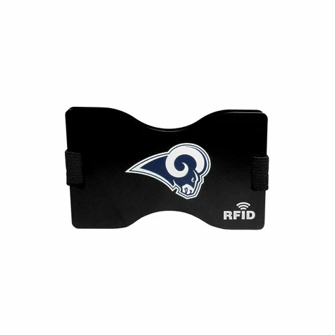 Football Los Angeles LA Rams RFID Blocking Wallet Minimalist Wallet Money Clip Cover