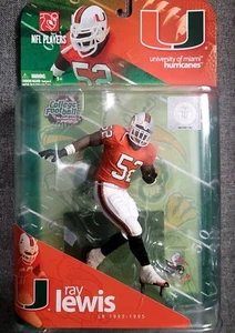 MCFARLANE Sports Picks Figure Ray Lewis University of Miami Series 1 2009 - Picture 1 of 2