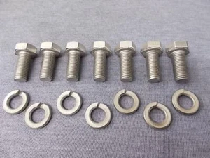 Triumph TR5/6 Spitfire/Herald STAINLESS STEEL Rear Engine Plate Bolts & Washers - Picture 1 of 4
