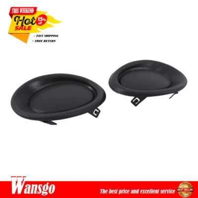 Black For Nissan Rogue Sport 2017-2019 Fog Lamp Cover Driver+Passenger Side Pair - Изображение 1 из 4