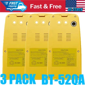 3Pcs for Topcon BT-52QA Total Station Battery for GTS/GPT Series Surveying - Picture 1 of 11