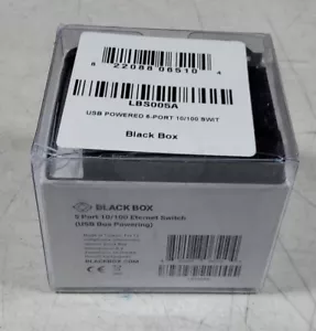 Black Box USB Powered 5-Port 10/100 Fast Ethernet Switch - Picture 1 of 4