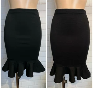 Ladies Women Pencil Fishtail Knee Office Smart Causal Skirt Size 10 -20 - Picture 1 of 15