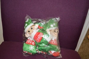 Set of 4 ASHLAND PLUSH ELF 12” Christmas Stocking Stuffer Female Dolls P8 - Picture 1 of 3