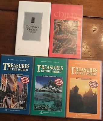 A Set Of Five As New VHS Tapes Of Incredible Places To Visit - Image 1 of 4