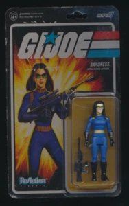 Super7 ReAction: GI Joe Cobra Baroness 3.75" Action Figure New Sealed Package - Picture 1 of 3