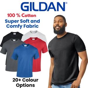 Gildan Softstyle 100% Cotton T Shirts Short Sleeve, Ultra Soft Feel Tee Top - Picture 1 of 50
