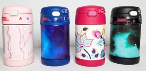 THERMOS 16 oz Food Jar Funtainer & Spoon - Pink Marble, Floral, Galaxy - Picture 1 of 9