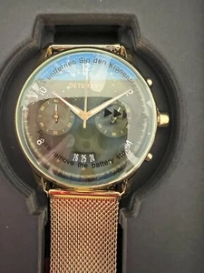 Herrenuhr DeTomaso SORPASSO Chrono Le Gold green - Bild 1 von 4