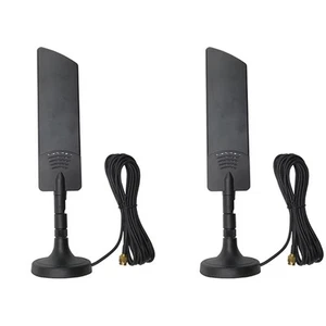 2X Fold Router 600-6000 MHz 2G 3G GSM GPRS 4G 5G High Gain 40 DBi LTE Boo4898 - Bild 1 von 7
