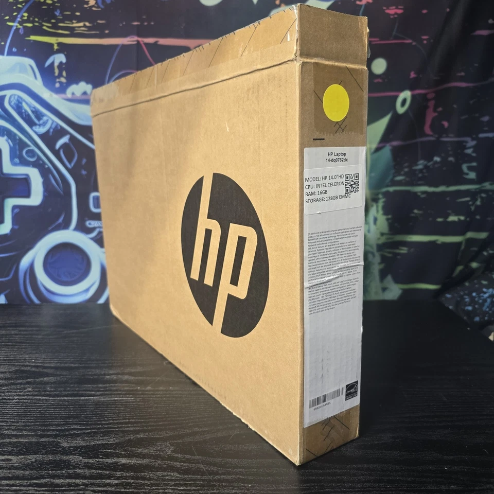 HP 14" HD 14-DQ0762DX | Celeron | 16GB de RAM | 128GB SSD | Caixa Aberta | Rosa - Imagem 1 de 4