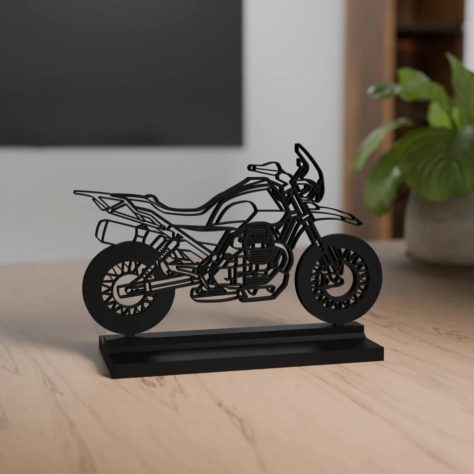 Moto Guzzi V85 TT Model 3D Decoration - Gift for Motorcycle Fans - Image 1 of 3
