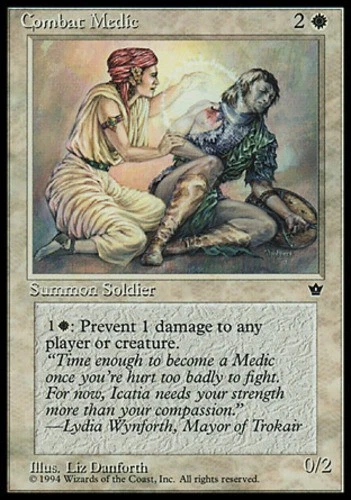 Combat Medic (Danforth) - Fallen Empires #1d MTG Magic The Gathering - Image 1 of 1
