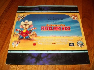 AN AMERICAN TAIL: FIEVEL GOES WEST 2-Laserdisc LD SET WIDESCREEN FORMAT RARE! Foto 1 de 3