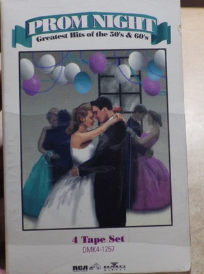 Box SET of 4 Cassette tapes rca music Prom Night Greatest Hits of 50s & 60's - Image 1 of 4
