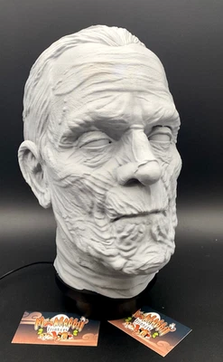 Boris Karloff La Momia Soporte para Auriculares - Clásico Horror Pintable Busto Regalo Foto 1 de 4