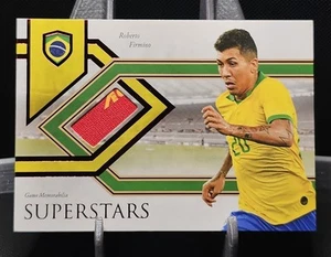 2022 Futera Unique Superstars /7 Roberto Firmino #SS08 (Game-Used , Scored Goal) - Bild 1 von 3