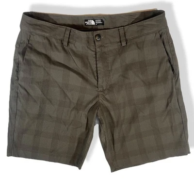 Pantalones Cortos The North Face Para Hombre Marrón A Cuadros Talla 36 Exterior Ropa Informal Foto 1 de 4