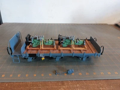 CHRISTIAN HöHNE Magnus Handworks G Scale German Railway Platform Wagon - Image 1 of 4