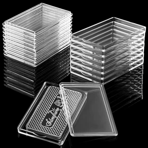 15 Pieces 1 oz Silver Bar Holder Case, Clear Acrylic Silver Bar Holder Capsul... - Picture 1 of 12
