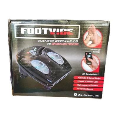FOOTVIBE NEVER OPENED BRAND NEW Multi-Purpose Vibration Massager(Infared Light) - Image 1 of 4