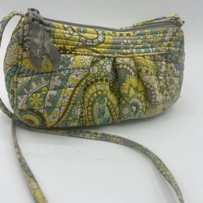 Bandolera Vera Bradley Frannie Pequeña Plisada Limón Parfait Paisley Foto 1 de 4