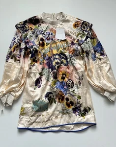 Zimmermann Tama Billow Floral Print Dress 1 NWT!! - Picture 1 of 6