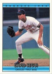 1992 Donruss Baseball David Segui Baltimore Orioles #321 - Picture 1 of 2