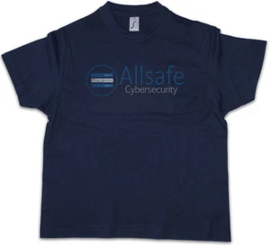 ALLSAFE CYBERSECURITY Kids Boys T-Shirt fsociety Hacker TV Evil E Corp Mr. Robot - Picture 1 of 1
