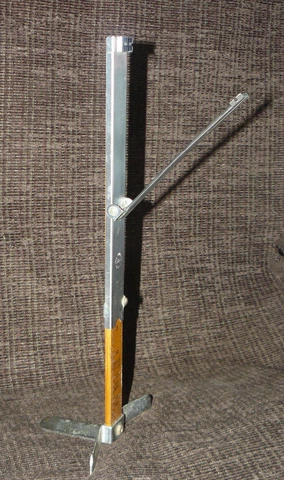 Antique Patent Pending Orco Prod Pin-It Skirt Marker 1920-1930's Ruler Measure Cover