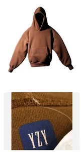 Gap Yeezy Yzy Kids Hoodie Brown yzy Kanye west Authentic sz Boys Large 9/10 - Picture 1 of 3