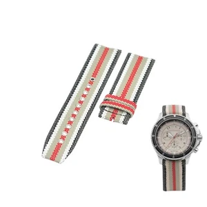Correa de reloj de cuero bicolor Endurance cronógrafo BU7600 22 mm para Burberry Sport - Imagen 1 de 7