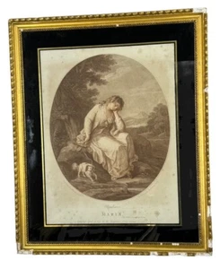 Georgian Stipple Engraving Angelica Kauffman Engraved By William Wynne Ryland - Picture 1 of 7