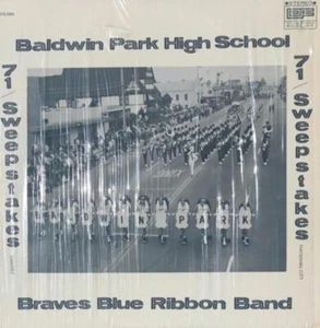 BALDWIN PARK HIGH SCHOOL 1971 LP Los Angeles Marching Band Iron Butterfly Cover - Picture 1 of 5