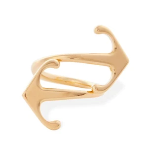 ANILLO BLANCO ROTO MUJER MONO FLECHA LOGO HECHO EN ITALIA OWOC116S24MET0017600 - Imagen 1 de 3