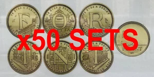 HUNGARY 50 COMMEMORATIVE SET 5 Forint x6 2021 UNC 75 ANNIV. WHOLESALE 300 PCS - Picture 1 of 6