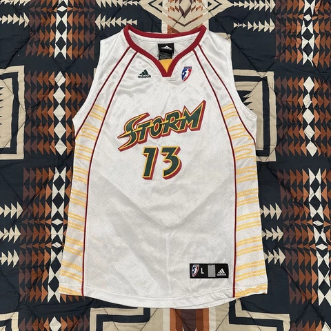 Vintage Adidas YOLANDA GRIFFITH #13 Seattle Storm WNBA Basketball Jersey Size L Cover