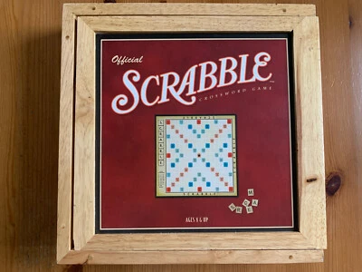 Parker Brothers SCRABBLE in Wooden Box Nostalgia Game Series Brand New - Image 1 of 4